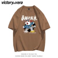 VICTORYVERAt恤女2002夏季新款宽松卡通印花情侣百搭新疆西藏专链