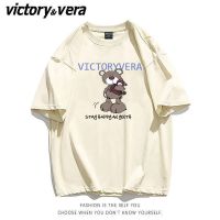 VICTORYVERA夏季新款短袖t恤女学生宽松显瘦韩版百搭半袖上衣服潮
