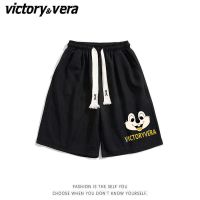 VICTORYVERA休闲百搭短裤2022夏季新款宽松个性潮流高腰ins五分裤