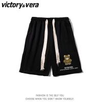 VICTORYVERA阔腿五分裤女夏季韩版学生宽松跑步运动百搭休闲裤子