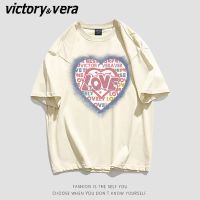 VICTORYVERA夏季2022新款短袖t恤女时尚宽松韩版半袖打底衫上衣服