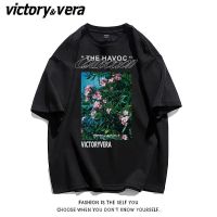 VICTORYVERA短袖t恤女设计感小众夏季新款韩版宽松半袖bf风上衣服