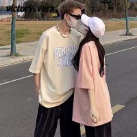 VICTORYVERA夏季2022新款潮牌短袖t恤女宽松纯棉情侣装半袖上衣服