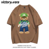 VICTORYVERA2022夏季新款短袖T恤女学生韩版宽松情侣上衣服ins潮