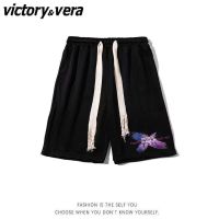 VICTORYVERA韩版宽松休闲直筒裤男女2022夏新款学生高腰显瘦ins潮