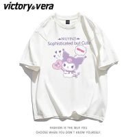 VICTORYVERA港风日系动漫印花短袖t恤女潮ins夏季宽松百搭上衣服