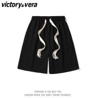 VICTORYVERA欧美韩版五分裤男女2022新款夏季宽松高腰显瘦运动裤