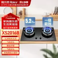 液化气-雅乐思XS2016B液化气 嵌入式双灶一级能效上进风飞机炉头大火盖5.0KW猛火-门店自装