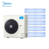 (不含安装费)美的中央空调家用中央空调一拖四大6匹控制全直流变频星光多联机 MDS-160W-X6-XG(GNX5-1