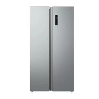 不负卖问下客服库存美的(Midea)558升冰箱变频对开双开门风冷无霜二级钛钢灰-星烁 BCD-558WKPM(E)