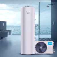 美的(Midea)空气能热水器家用200升一级能效动态夜电冷媒自清洁RSJF-V33/RDN8-X1-200-(E1)