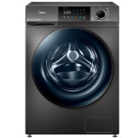 (可开专票)美的 滚筒洗衣机全自动 快净系列 V58净螨除菌 智能远程操控 1.08洗净比 超薄款 MG100V58WT