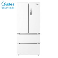 (可开专票)美的(Midea)508升变频一级能效法式四开门多门双系统双循环除菌净味BCD-508WTPZM(E)白色