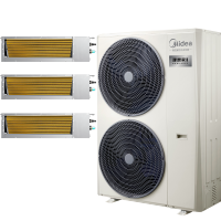 (不含安装费)美的理想家三代中央空调5匹1一拖四全直流变频不带水泵多联机MJV-120W-E01-LXⅢ