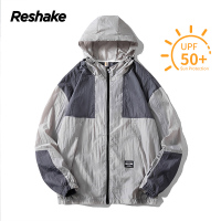 Reshake防晒衣男士夏季超薄冰丝UPF50+防晒服户外防紫外线皮肤衣