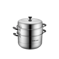 易储存不锈钢三层复底蒸锅SZ30T9