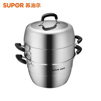 苏泊尔巧易取不锈钢三层复底蒸锅SZ30V4