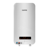 德恩特(Dente)DTR/302H即热式电热水器 8500瓦钢化玻璃面板 水晶白/土豪金 变频智能恒温