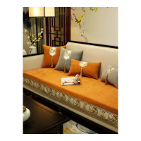 [唯蒂妮旗舰店]中式轻奢现代时尚布艺实木沙发垫四季通用美式防滑坐垫子沙发套罩