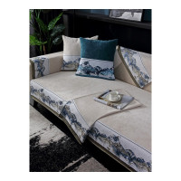 [唯蒂妮旗舰店]新中式实木沙发垫四季通用现代防滑古典客厅高档木质坐垫子套罩巾