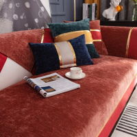 [唯蒂妮旗舰店]轻奢风简约沙发垫四季通用防滑高档过年喜庆结婚坐垫子新款套罩巾