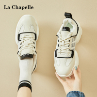 拉夏贝尔女鞋子2022年夏季新款厚底老爹鞋女ins潮炸街时尚运动鞋