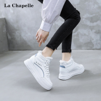拉夏贝尔2022秋冬季时尚休闲鞋加厚加绒保暖舒适暖和运动女帆布鞋