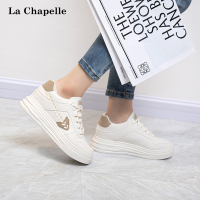拉夏贝尔2022秋季运动休闲鞋时尚女鞋舒适增高厚底防滑