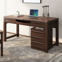 新中式全实木书桌家用办公桌电脑桌书法桌书房写字台现代简约书桌
