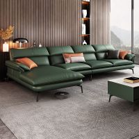 科技布贵妃组合北欧意式大小户型客厅极简转角乳胶布艺沙发