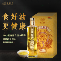 凤祥牡丹籽油一级冷榨食用油475ml礼盒瓶装家用炒菜植物油纯正牡丹籽