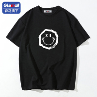 森马旗下GleMall夏天短袖t恤男装韩版潮流常规夏季纯棉衣服上衣服