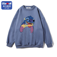 森马集团旗下Glemall韩版宽松打底衫T恤套头卫衣男士运动衫情侣装