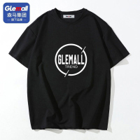 森马集团旗下Glemall新款男士短袖帅气个性T恤纯棉潮流男上衣