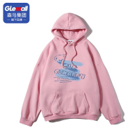 Glemall春秋港风宽松ins长袖T恤连帽卫衣男女同款班服衣服上衣潮