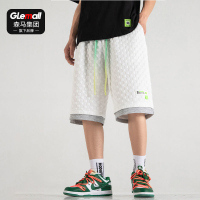 森马集团旗下品牌GLEMALL短裤嘻哈运动五分裤oversize宽松休闲裤