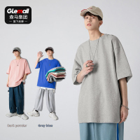 森马集团旗下品牌GLEMALL纯棉短袖T恤男常规班服日系潮