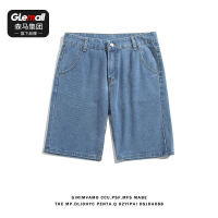 森马集团旗下品牌GLEMALL牛仔短裤男宽松美式复古ins百搭五分裤潮