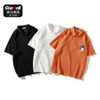 森马集团旗下品牌GLEMALL短袖圆领衫男常规港风简约青少年s