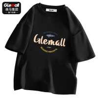 森马集团旗下GleMall短袖t恤ins潮流棉宽松帅气上衣服