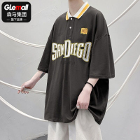 森马集团旗下GLEMALL夏季2022时尚高端新款百搭潮款T恤POLO衫宽松
