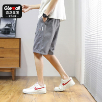 森马集团旗下GLEMALL夏季沙滩裤男款游泳裤男士五分速干短裤宽松