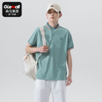 森马集团旗下GleMall男士POLO短袖夏季新款宽松舒适个性潮流潮牌