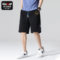 夏季短裤子男士休闲中裤港风碎花宽松运动外穿五分沙滩裤韩版潮流