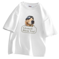 森马集团旗下GleMall夏季潮流帅气纯棉短袖t恤男士休闲宽松打底衫