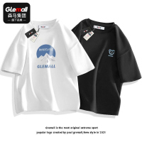 [2件]森马集团旗下GleMall纯棉T恤男印花宽松休闲百搭短袖上衣