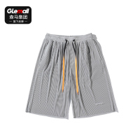森马集团旗下品牌GLEMALL休闲短裤男宽松夏季薄款条纹日系五分裤