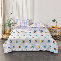 杉杉 全棉夏被四件套-彩格