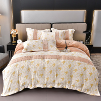 杉杉 轻奢刺绣牛奶绒四件套-梧桐杏