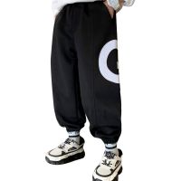 爱西娜男童运动裤2022年新款儿童中大童长裤春秋款卫裤韩版裤子潮